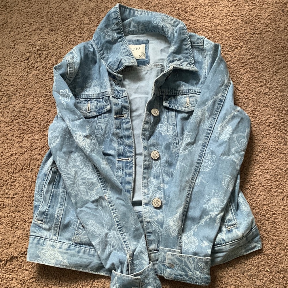 Mudd floral print Denim jacket
